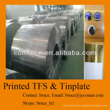 Printed Tin Free Steel and Tinplate